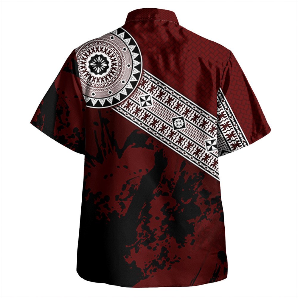 Polynesisches Pride Shirt - Fiji Masa Paint Style Strandshirt LT10