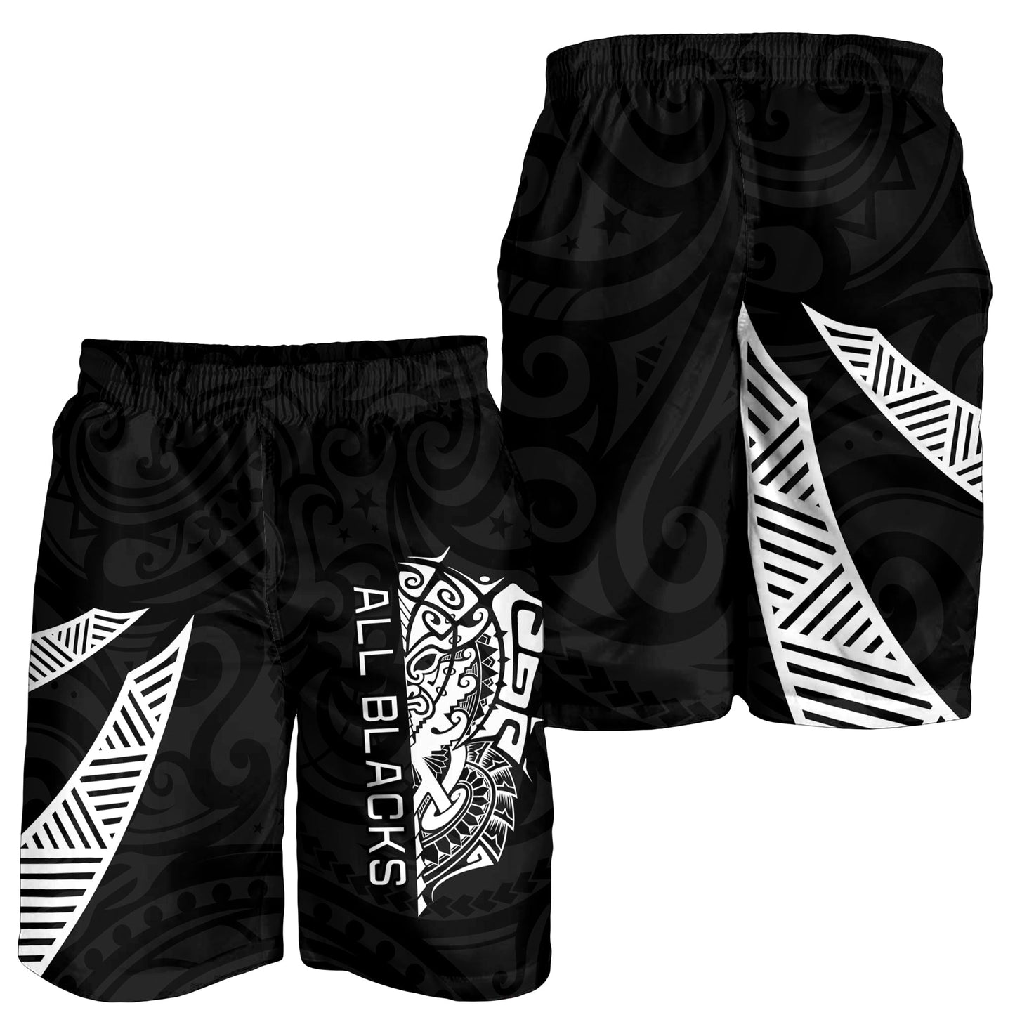 Neuseeland Rugby Herren Bermuda Shorts Haka All Black mix Ta Moko LT13