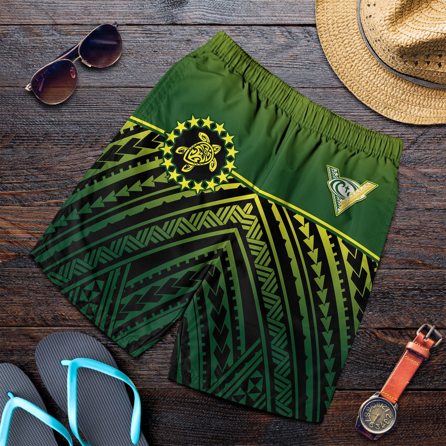 Die Kuki's Herren Bermudas Shorts Cook Islands Rugby LT13