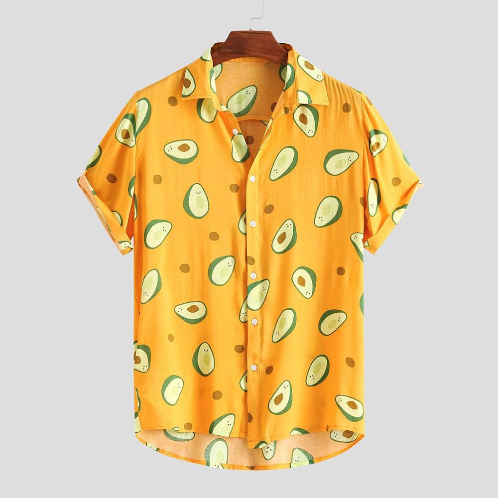 Chemise Aloha aux Avocats