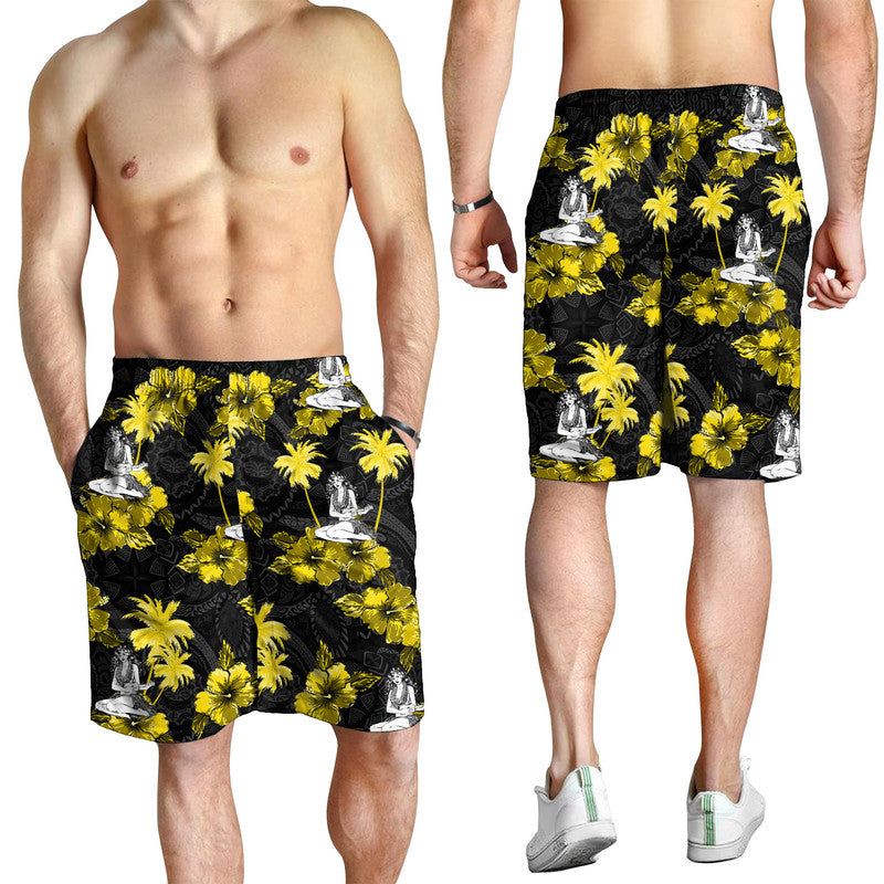 Herren Bermuda Shorts - Hawaii Sommer Hula Girl No.5 LT6