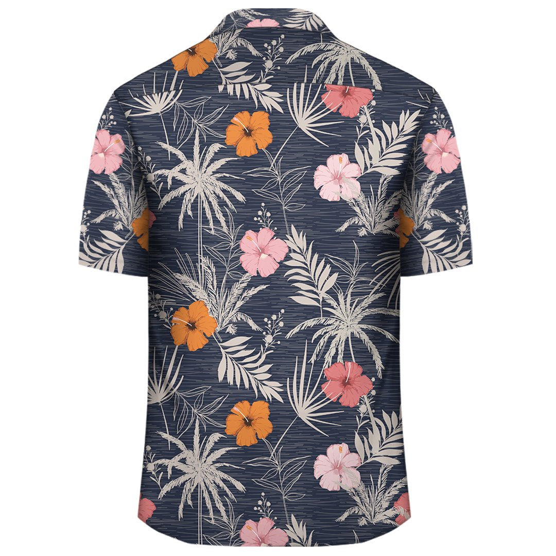 Tropisches graues Hawaiihemd