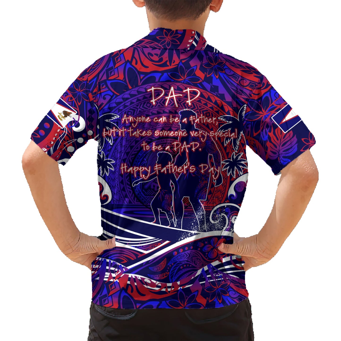Vatertag Amerikanisch-Samoa Hawaiihemd Special Dad Polynesien Paradies DT02