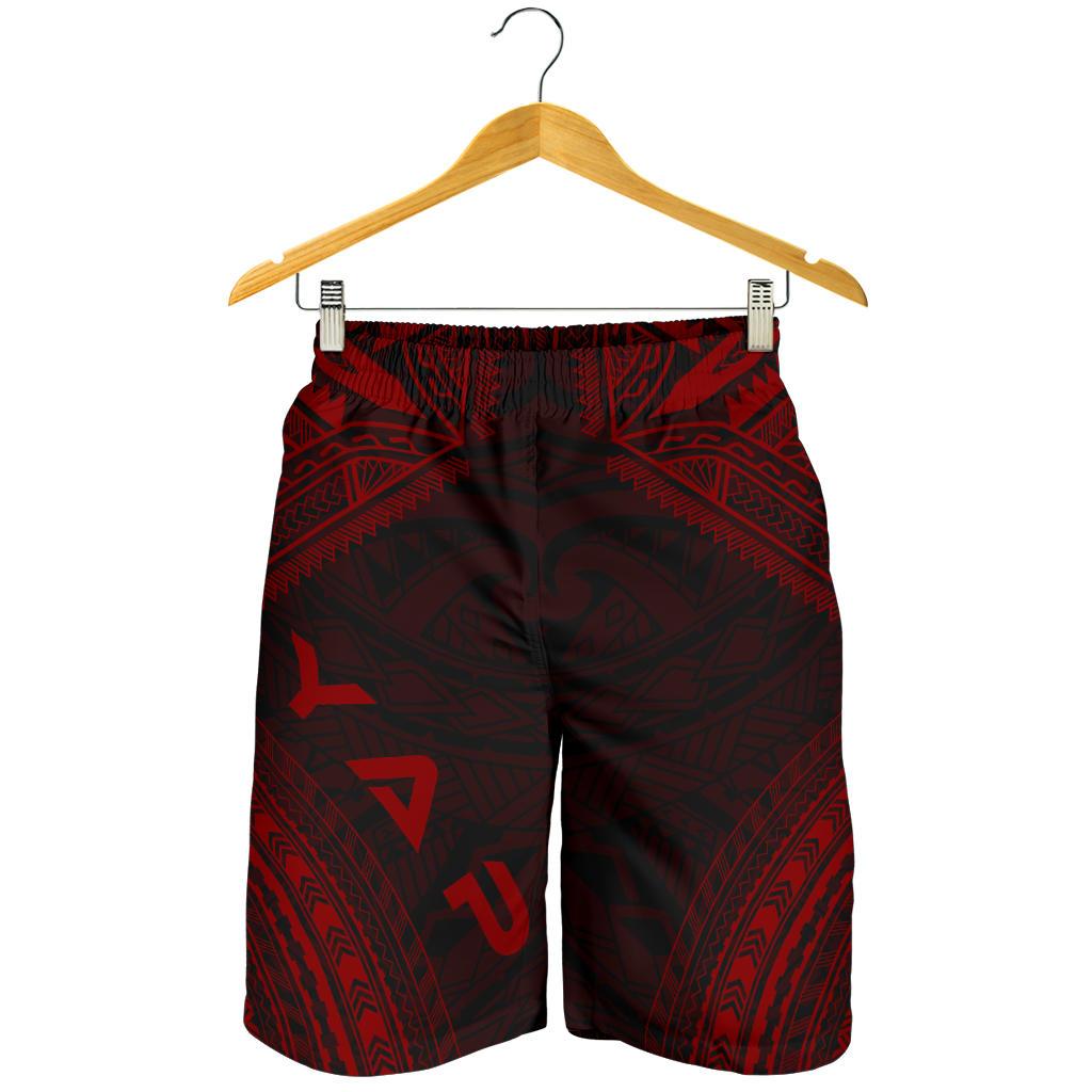 Yap Bermuda Shorts für Herren - Polynesian Chief Rote Version