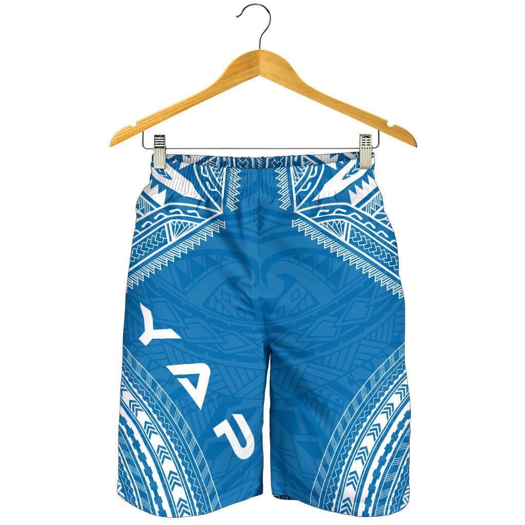 Yap Bermuda Shorts für Herren – Version mit polynesischer Häuptlingsflagge