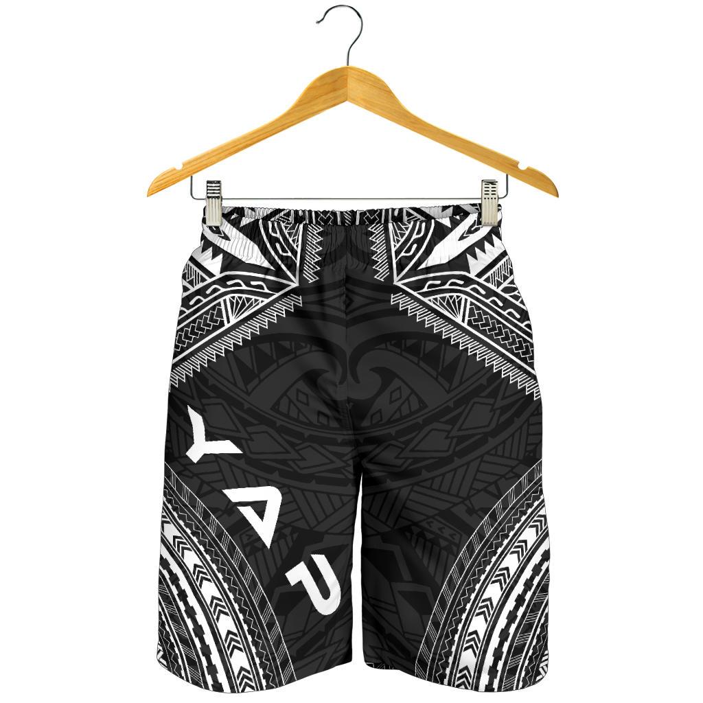 Yap Herren Bermuda Shorts - Polynesian Chief Schwarze Version