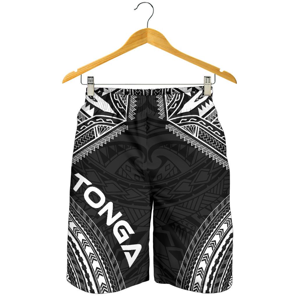 Tonga Herren Bermudas Shorts - Polynesian Chief Schwarze Version