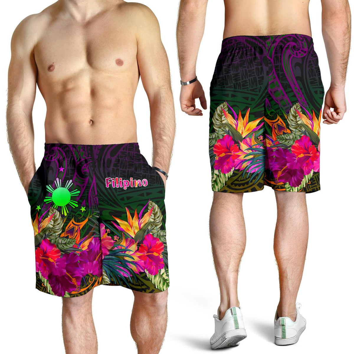 Die Philippinen Herren Bermudas Shorts - Summer Hibiscus