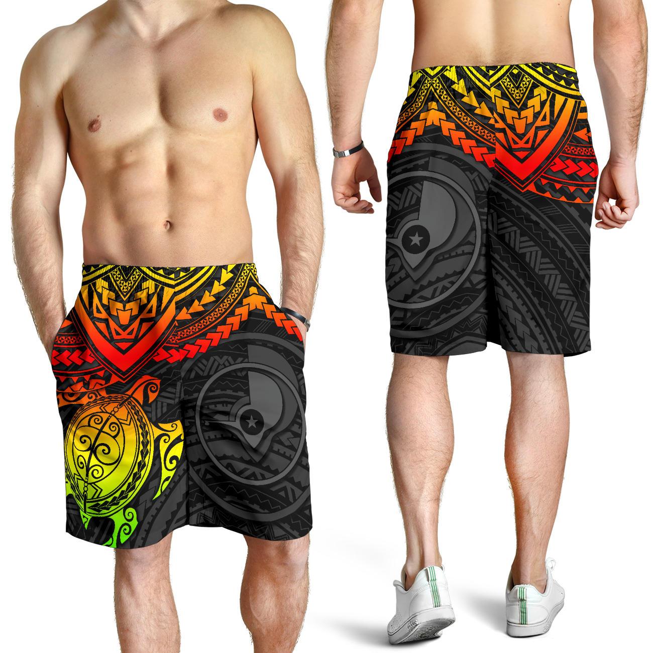 Yap Polynesian Bermuda Shorts (Herren) - Reggae Turtle