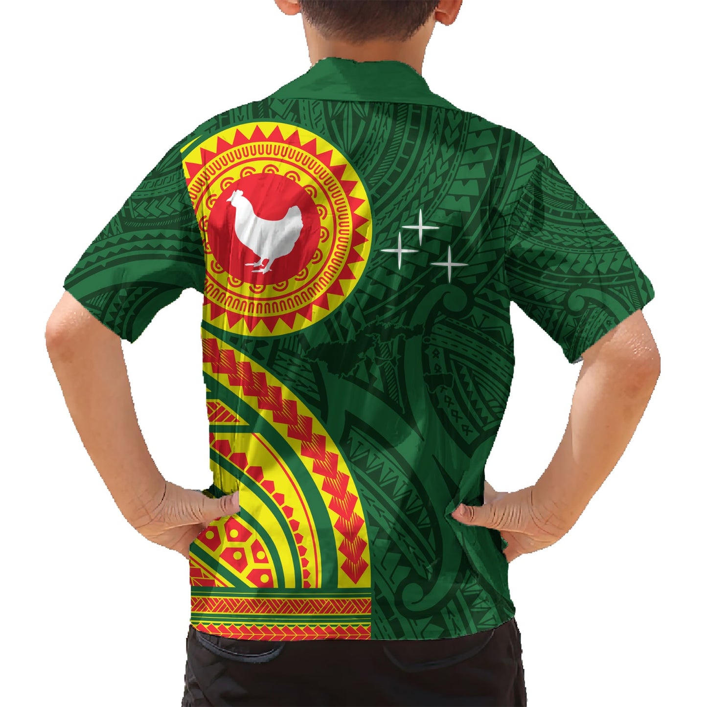 Manu'a Cession Day Hawaiihemd mit polynesischem Muster LT03