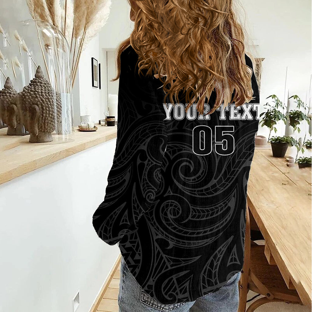 Benutzerdefinierte Neuseeland Marathon Frauen Casual Shirt Maori Stil LT05