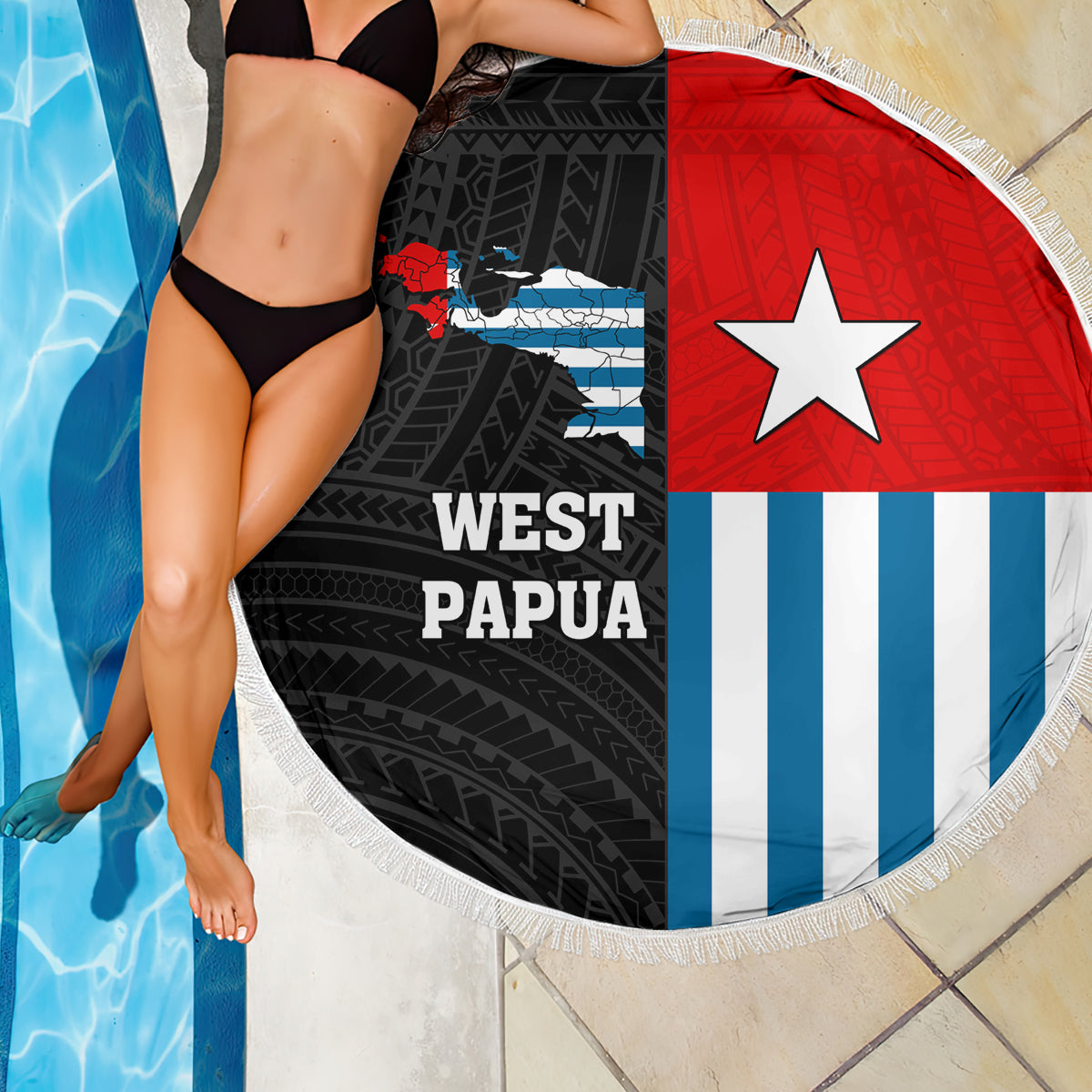 Benutzerdefinierte Hawaii Honolulu Football Bowl Stranddecke einfachen Stil LT05