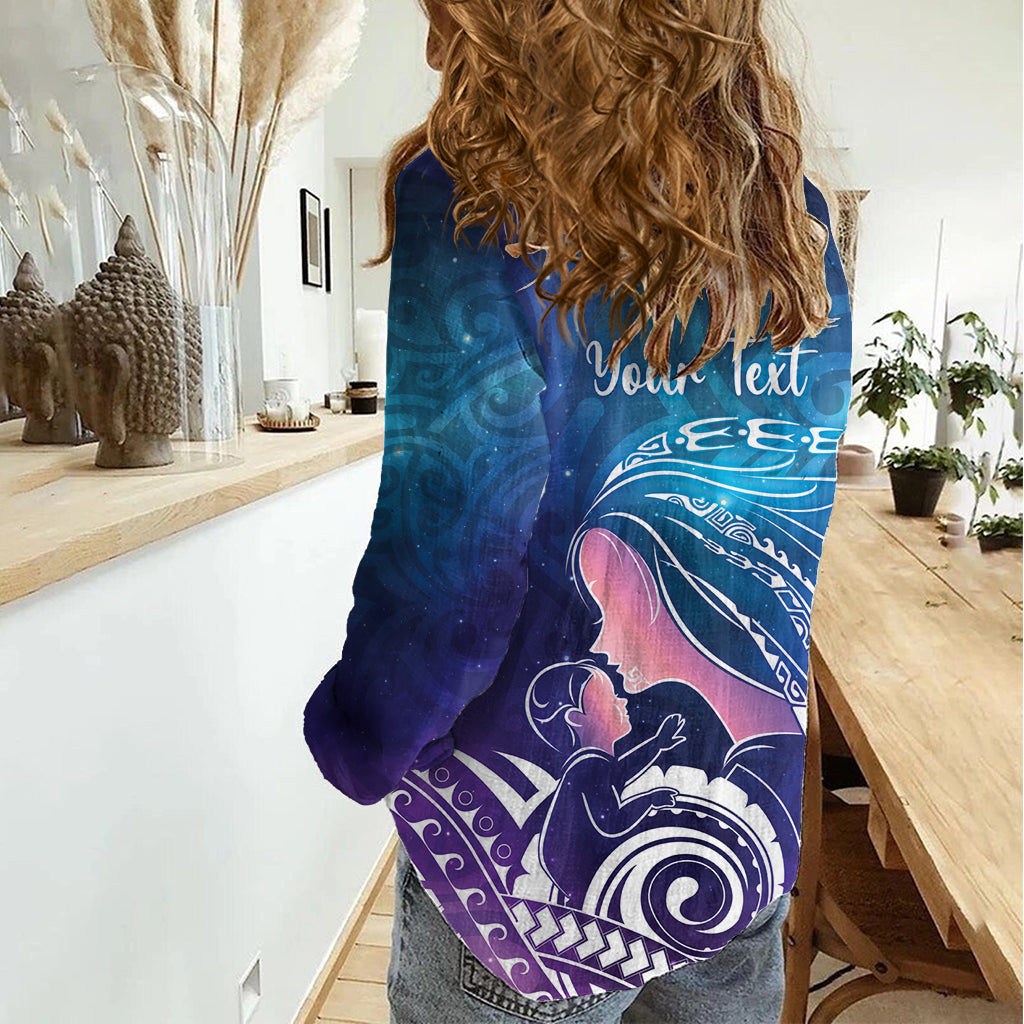 Neuseeland Muttertag Frauen Casual Shirt Maori Hari Ra Mama LT7