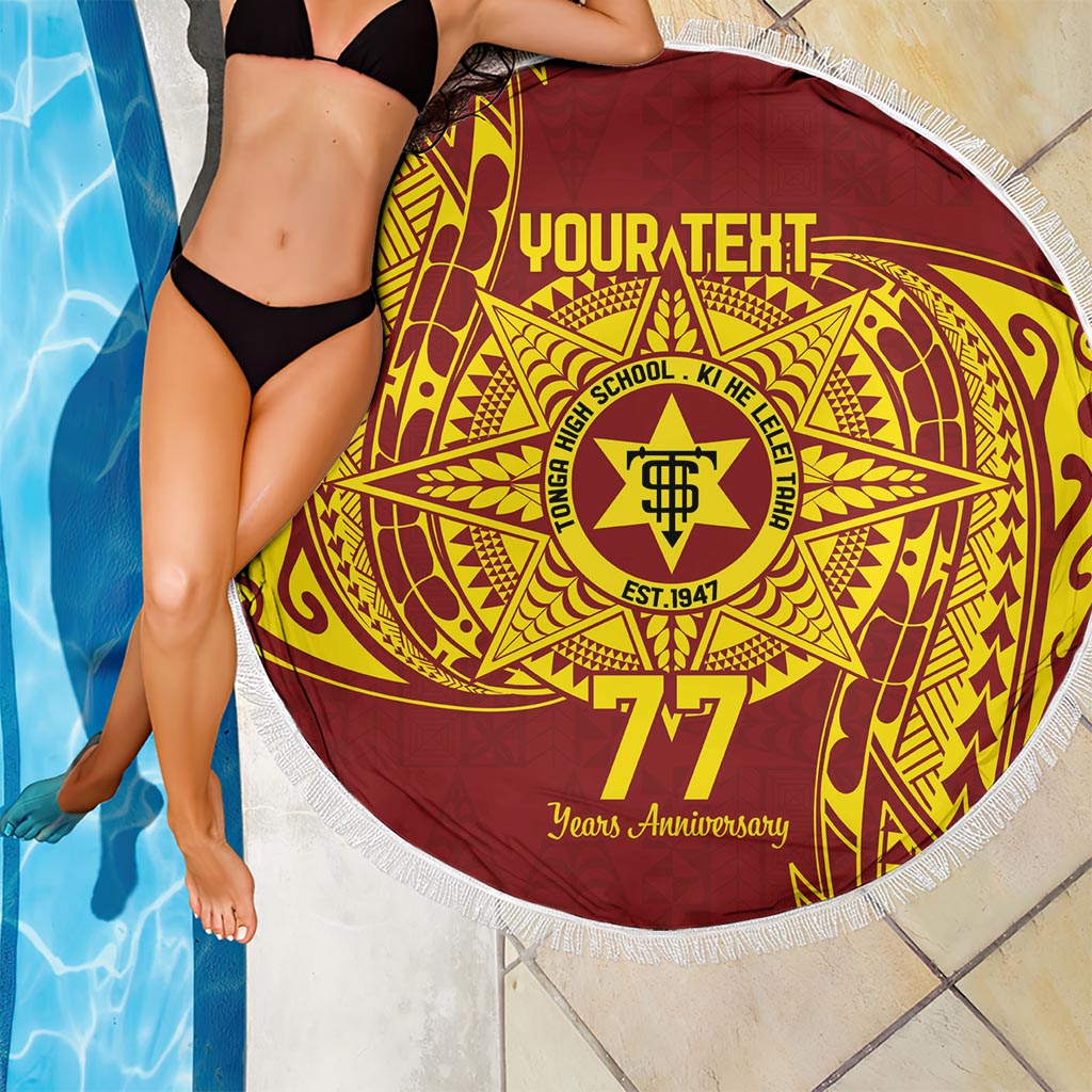 Vaiaso o le Gagana Samoa Stranddecke sandfrei Siapo Motiv Schwarz LT7