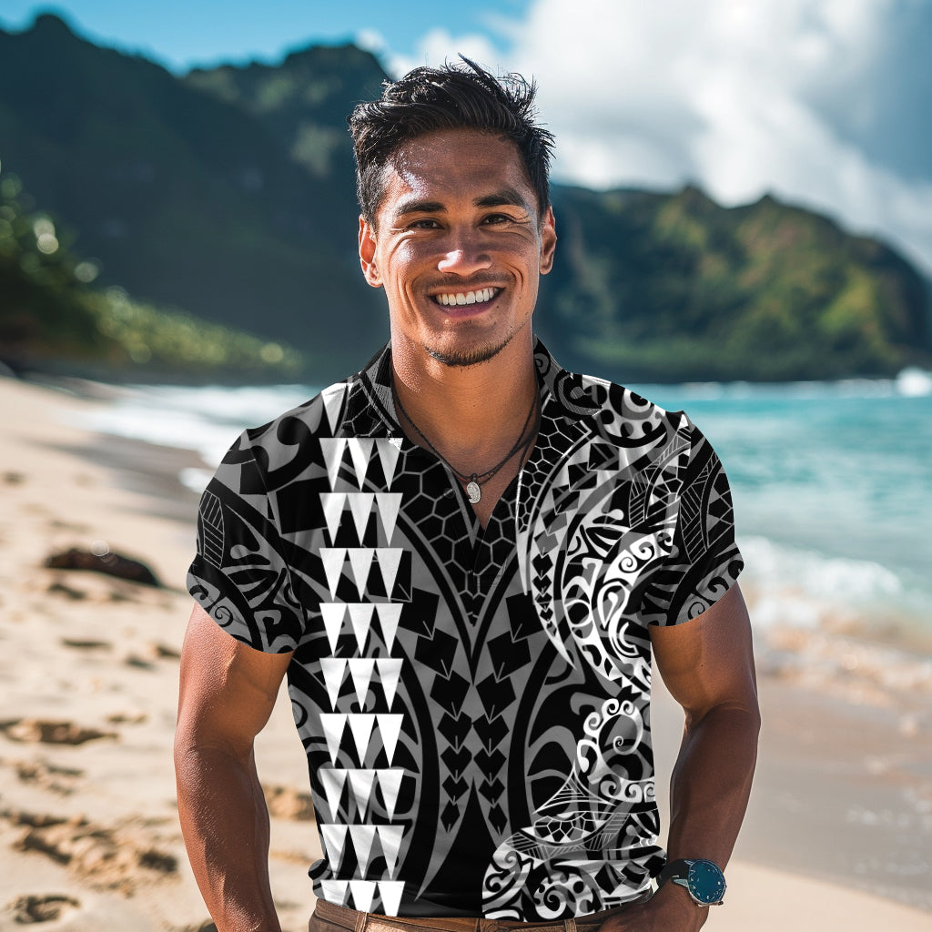 Kakau Polynesian Tribal Hawaiihemd Mehrfarbig