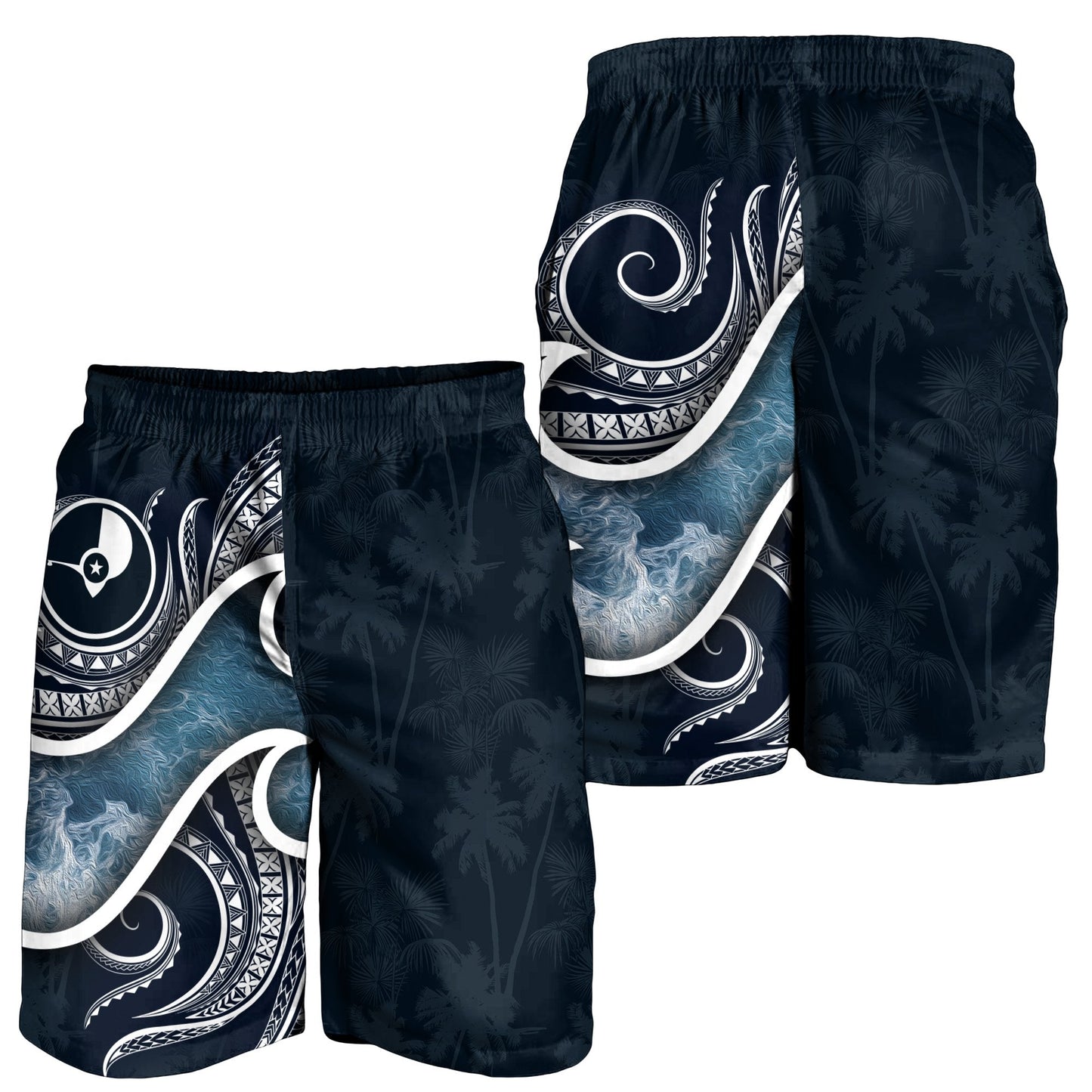 Polynesische Bermuda Shorts für Herren aus den Yap-Inseln - Ocean Style