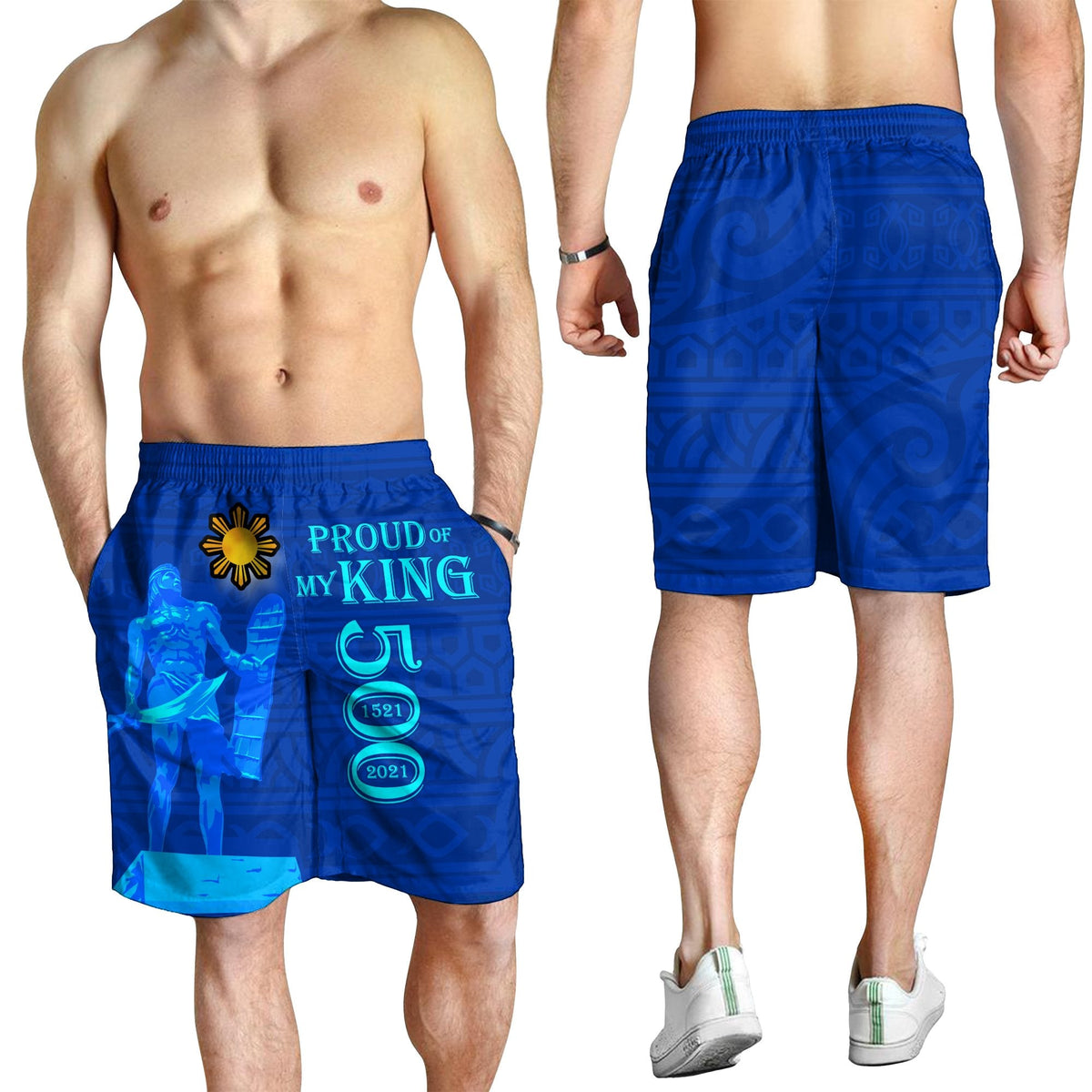 Philippinen Herren Bermudas Shorts - Stolz auf meinen König