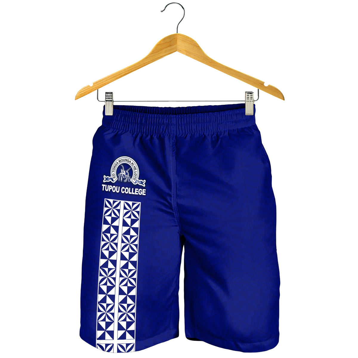TOLOA Herren Bermuda Shorts Tupou College Tonga Muster LT13