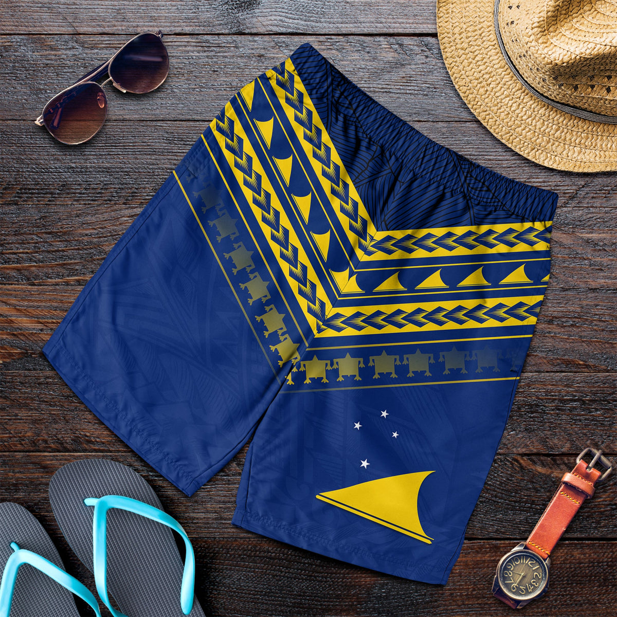 Tokelau Rugby Herren Bermudas Shorts Impressive Sport LT13