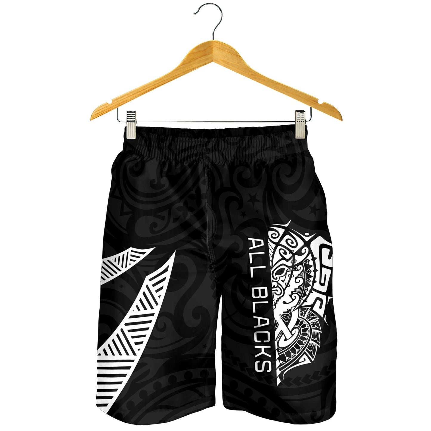 Neuseeland Rugby Herren Bermuda Shorts Haka All Black mix Ta Moko LT13