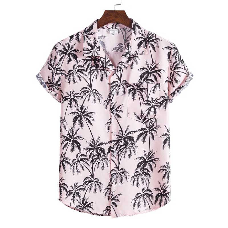 Chemise Hawaienne Palmiers d'Encre