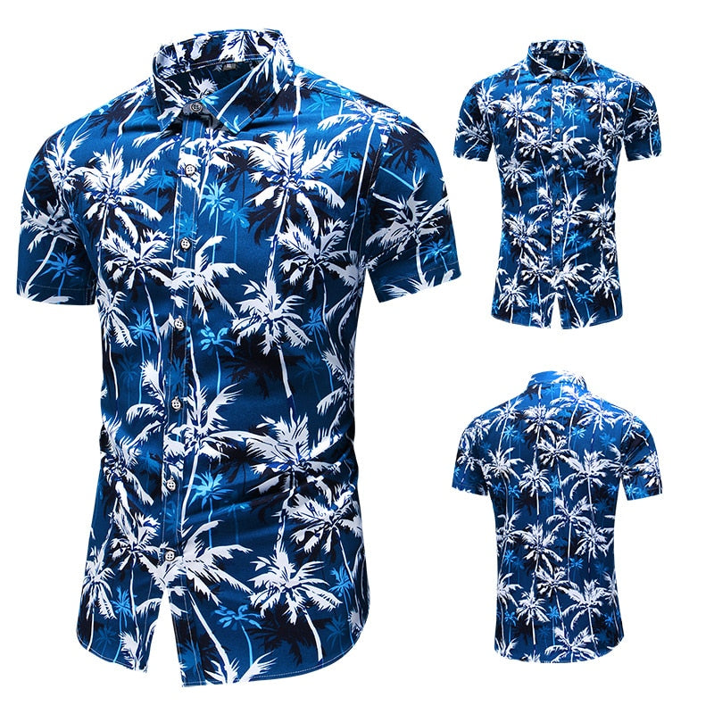 Dense Palm Grove Hawaiihemd