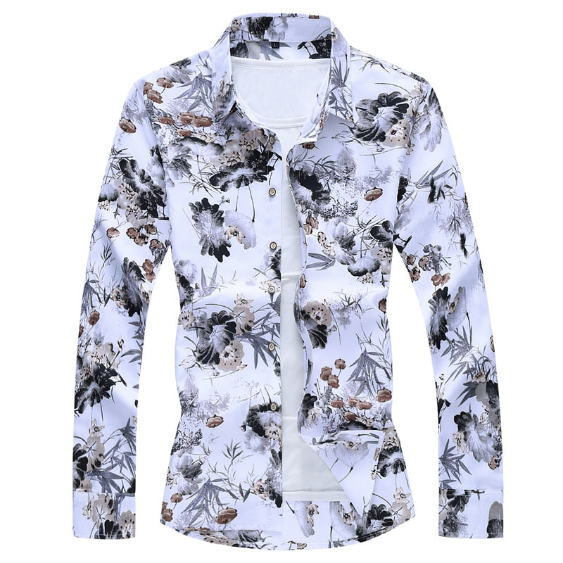 Chemise Hawaienne Hiver Tropical