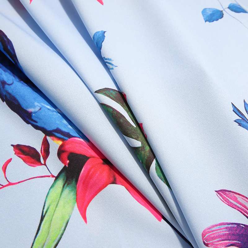 Papageien und Orchideen Hawaiihemd