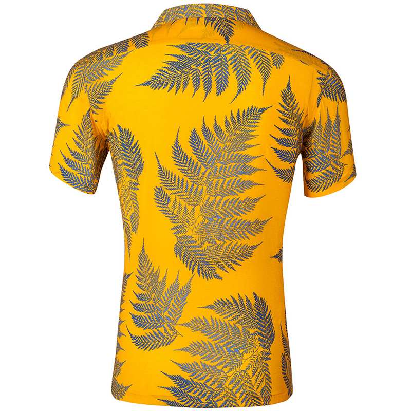 Gelbes Farngelbes Hawaiihemd
