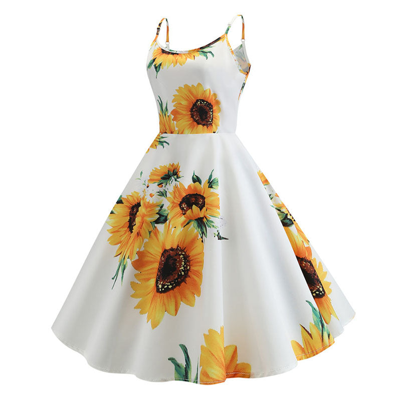 Robe Longue Fleurie Mariage de Tournesol