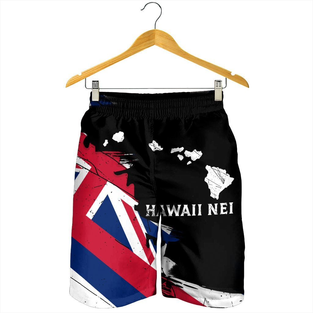 Hawaiianische Flagge Hawaii Karte Nei Polynesian Herren Bermudas Shorts - Klassischer Stil