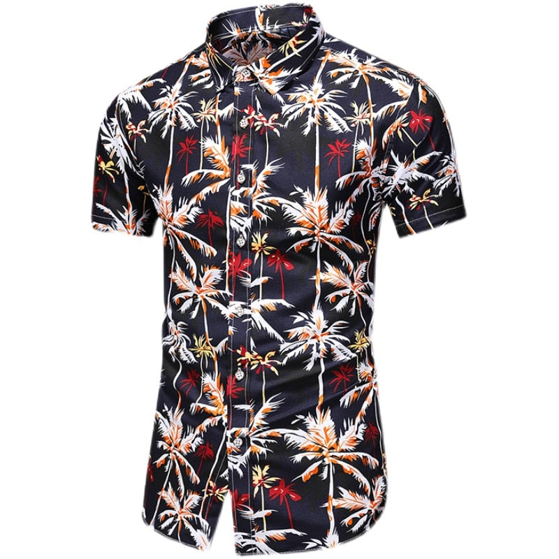 Chemise Hawaienne Palmeraie Dense