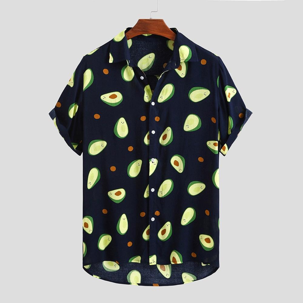 Chemise Aloha aux Avocats