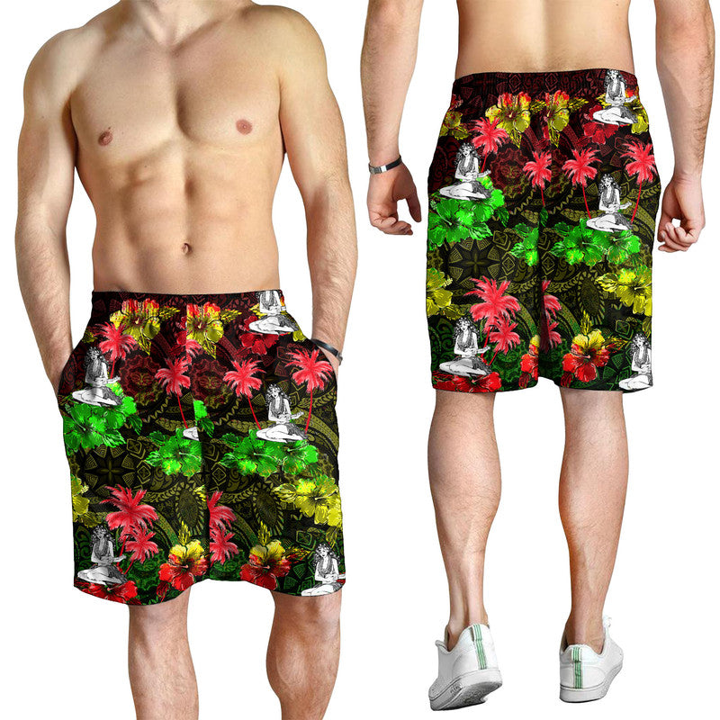 Herren Bermuda Shorts - Hawaii Sommer Hula Girl No.1 LT6