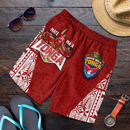 Tonga Rugby Herren Bermudas Shorts Mate Ma'a Tonga Warriors LT7
