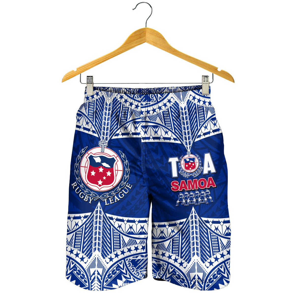 Toa Samoa Rugby-Bermudas Shorts für Herren, Siva Tau LT6