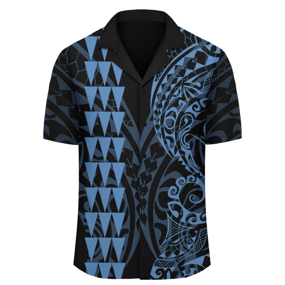 Kakau Polynesian Tribal Hawaiihemd Mehrfarbig