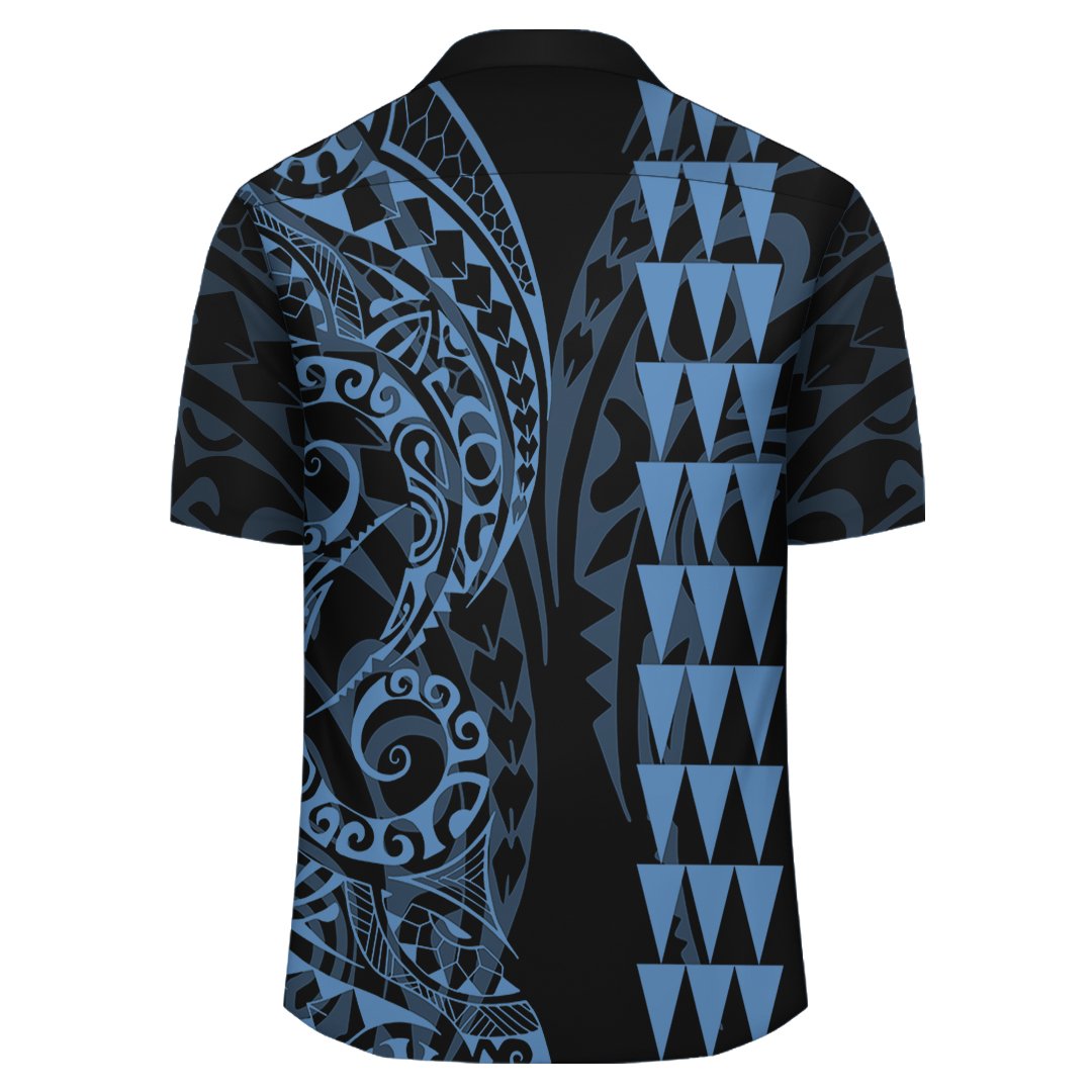 Kakau Polynesian Tribal Hawaiihemd Mehrfarbig
