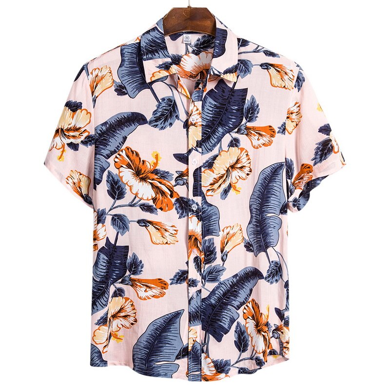 Chemise Hawaienne Fleurie aux Hibiscus