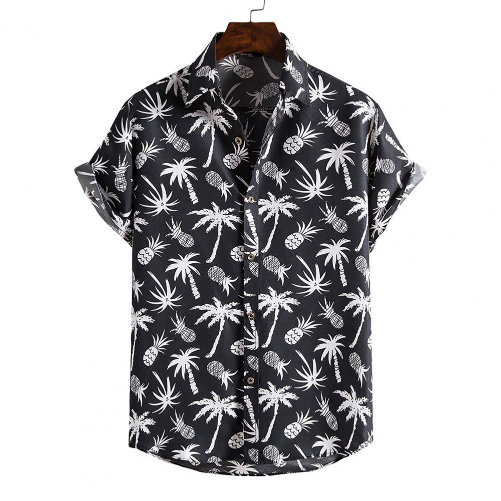 Chemise Hawaienne Palmiers et Ananas