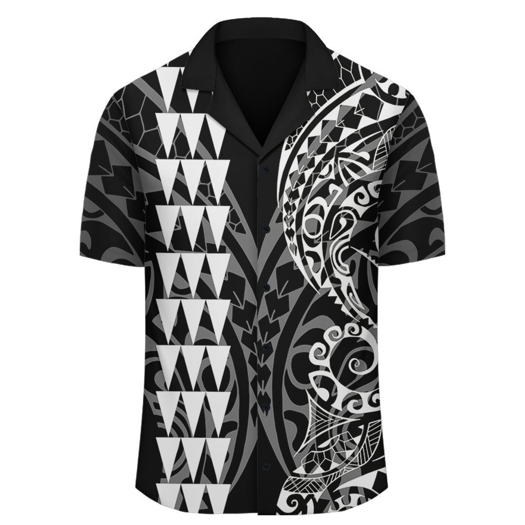 Kakau Polynesian Tribal Hawaiihemd Mehrfarbig