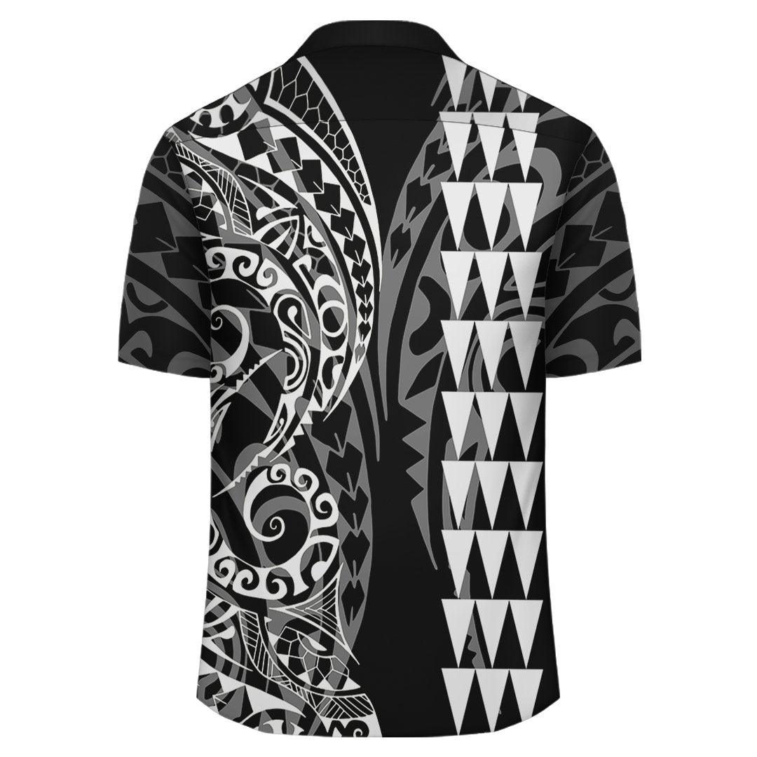 Kakau Polynesian Tribal Hawaiihemd Mehrfarbig