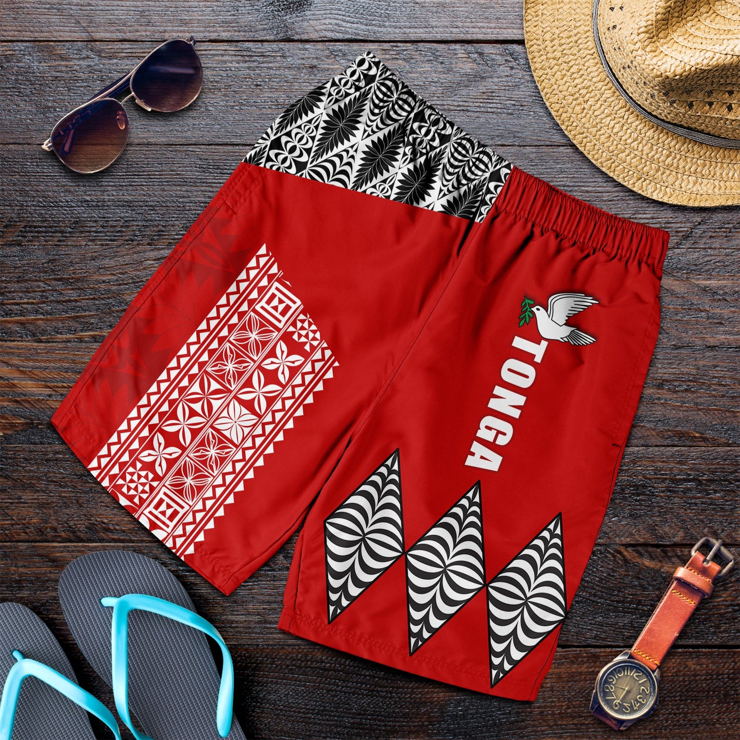 Tonga Rugby-Bermuda Shorts für Herren – Mate Ma'a Tonga LT13