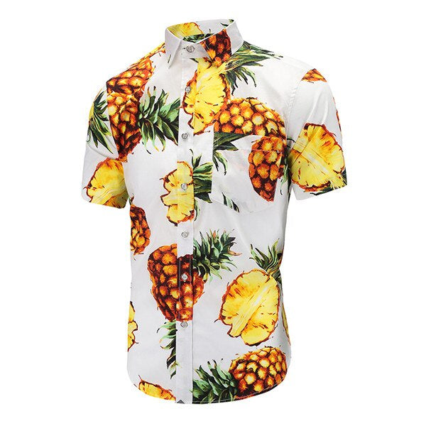 Chemise Hawaienne Tranche d'Ananas