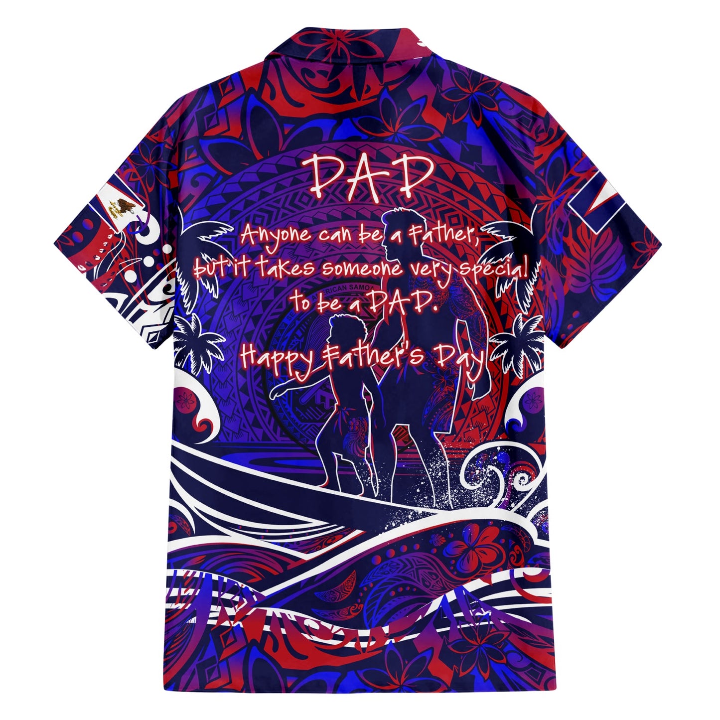 Vatertag Amerikanisch-Samoa Hawaiihemd Special Dad Polynesien Paradies DT02