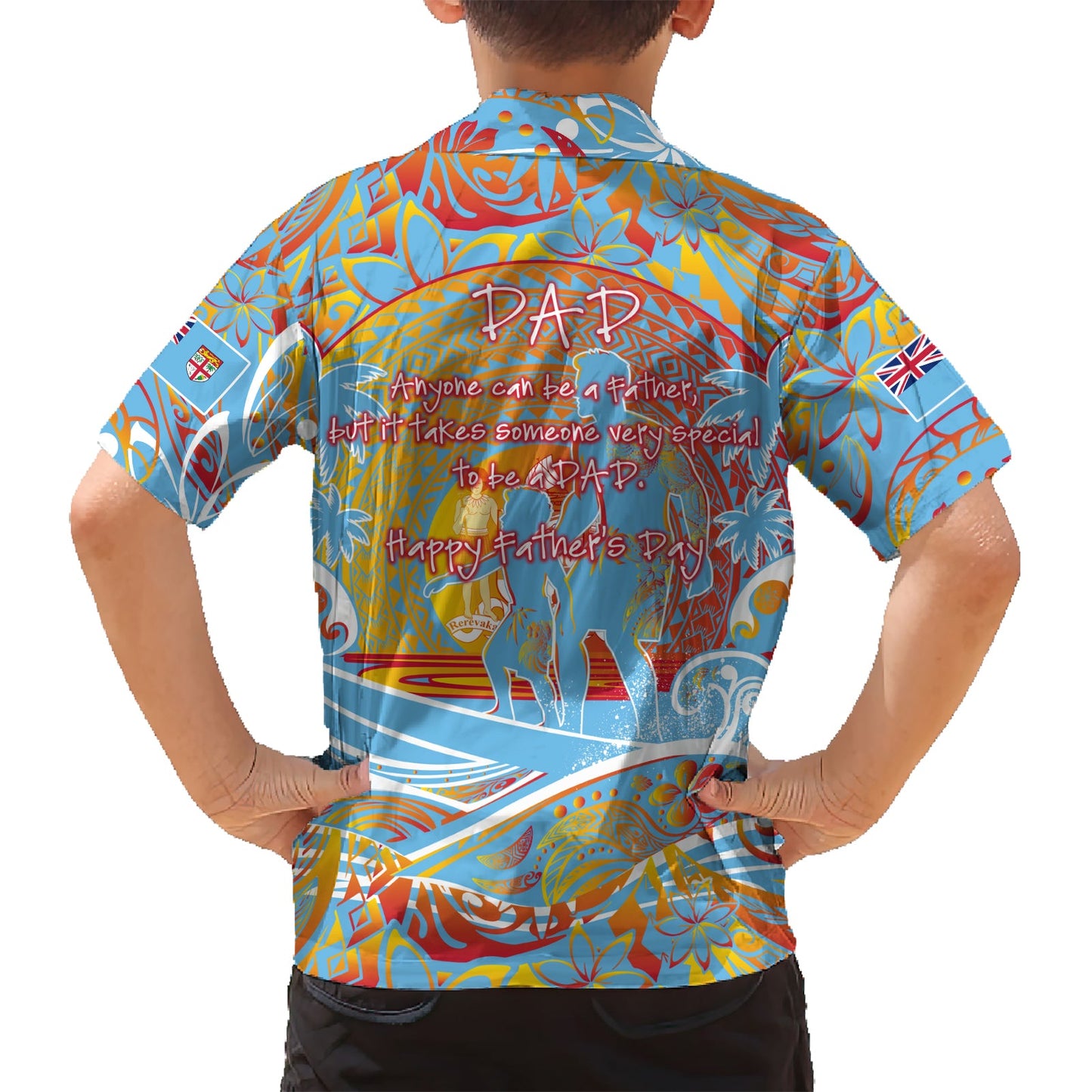 Vatertag Fidschi Hawaiihemd Special Dad Polynesien Paradies DT02