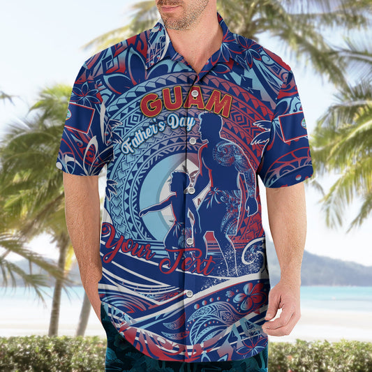 Vatertag Guam Hawaiihemd Special Dad Polynesien Paradies DT02