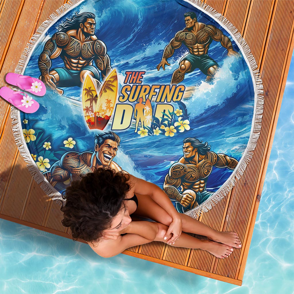 Benutzerdefinierte Fidschi und Neuseeland Stranddecke sandfrei Maori Farn Mix Tapa Tribal Unikat LT9