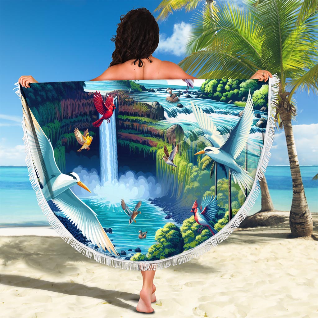 Hawaiian Vatertag Stranddecke sandfrei der Surfing Dad Polynesian Tattoo DT02