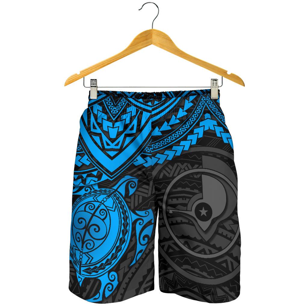 Yap Polynesian Bermuda Shorts (Herren) - Blaue Schildkröte
